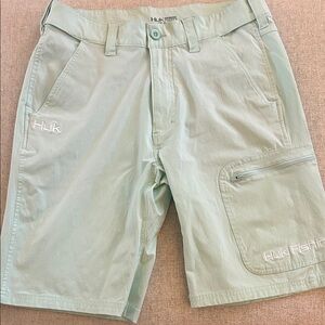 Huk Men's Aqua Fishing Shorts M
